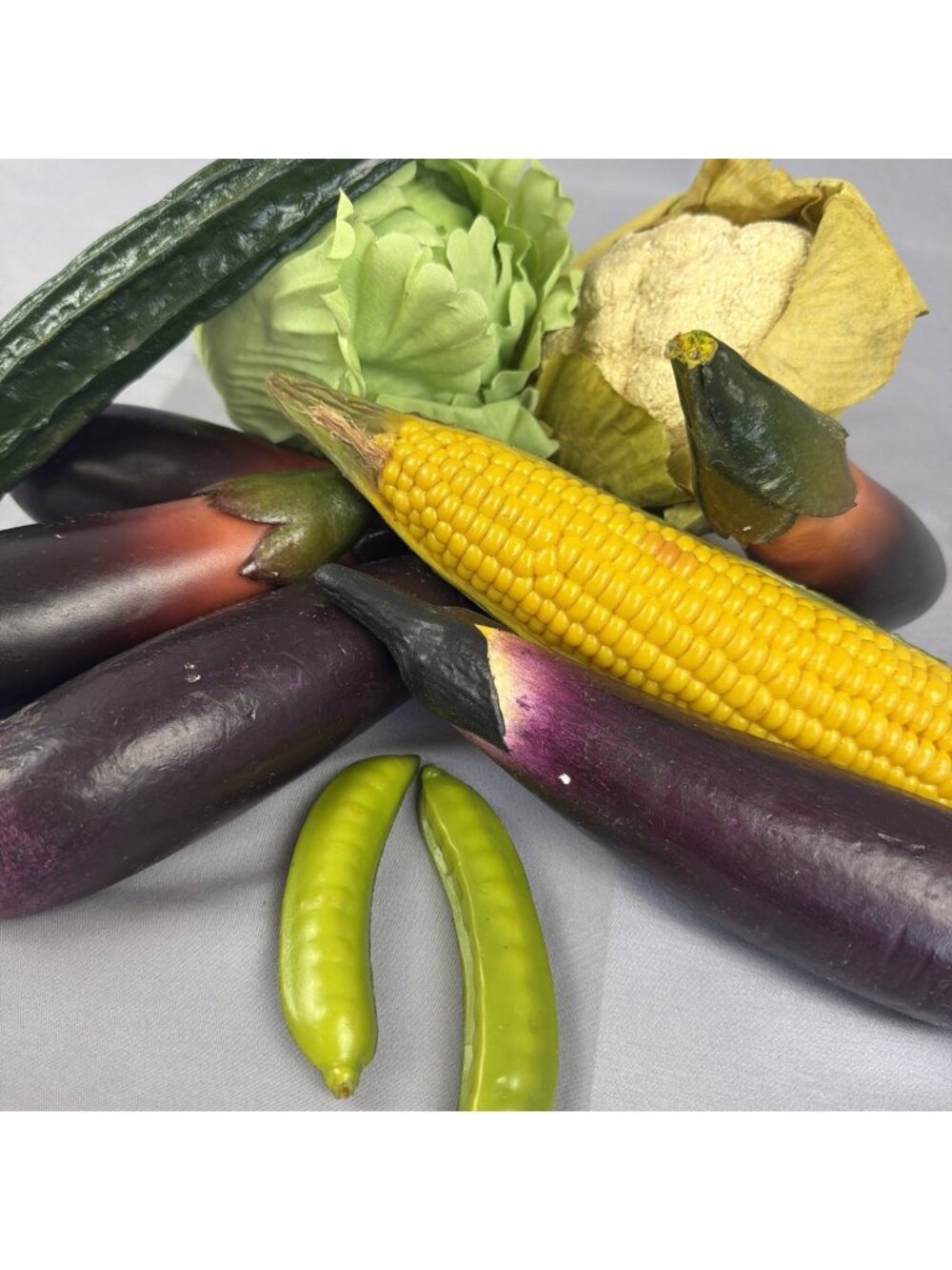 Artificial Fake Vegetables Mixed Lot 11 Pc Decor Prop Display Farmhouse Cottage